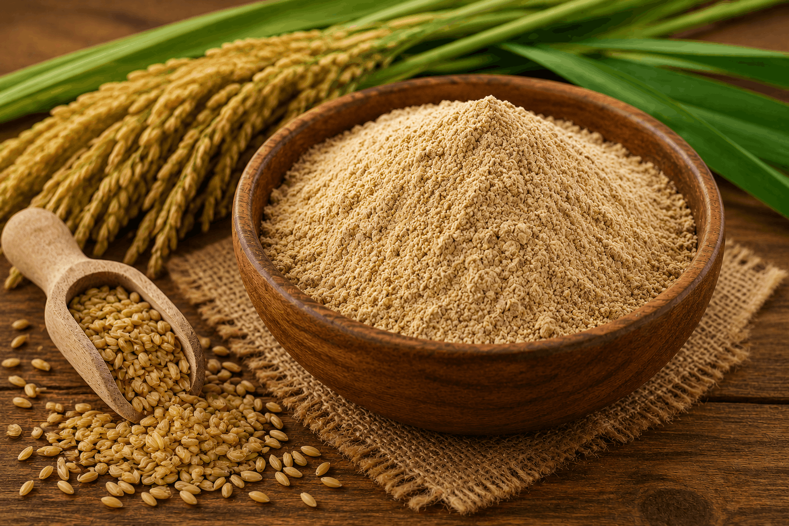 Rice DDGS supplement