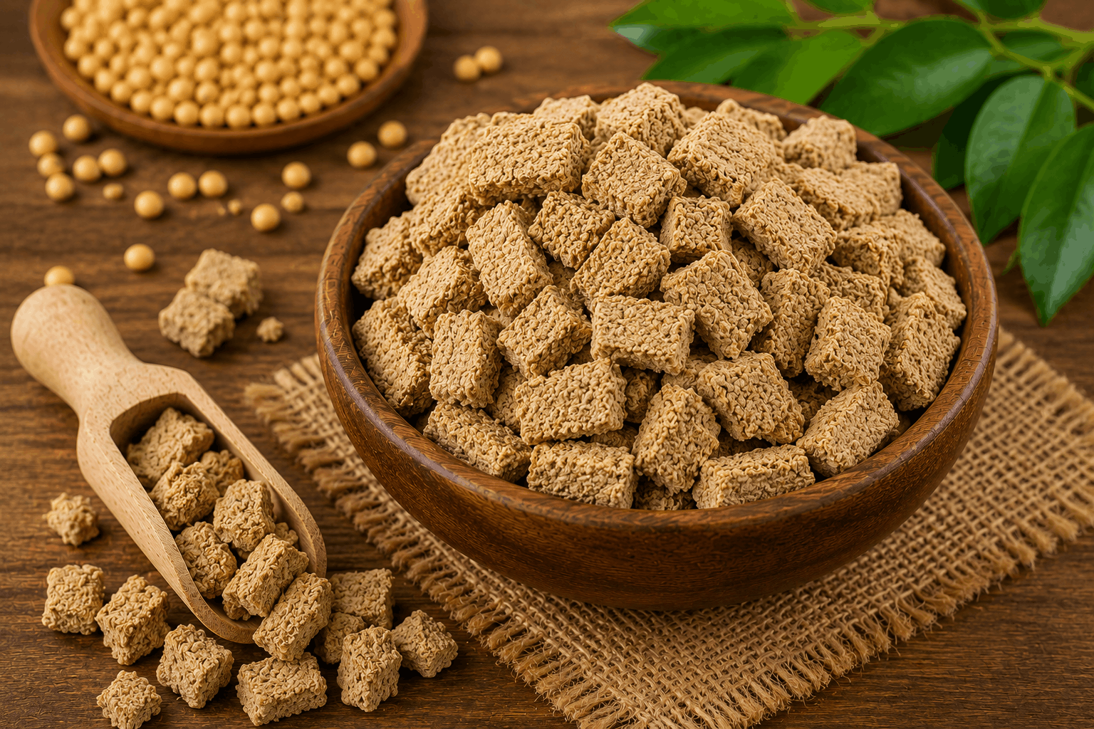 De-oiled cake pellets